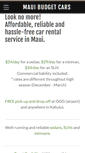 Mobile Screenshot of mauibudgetcars.com